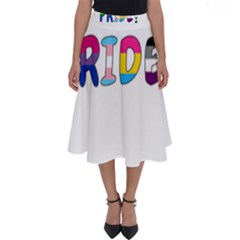 Pride Perfect Length Midi Skirt by Valentinaart