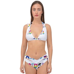 Pride Double Strap Halter Bikini Set by Valentinaart