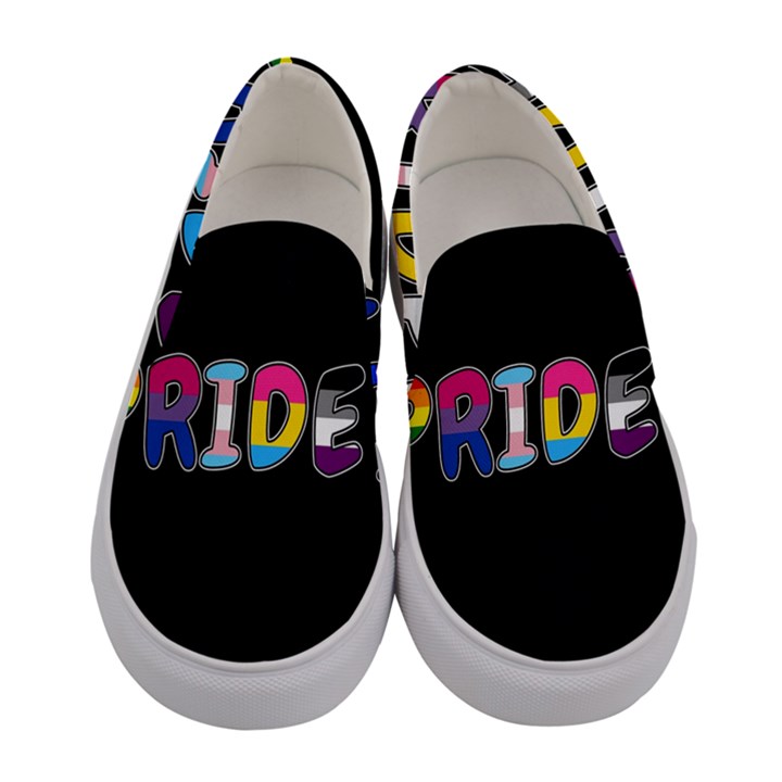 Pride Women s Canvas Slip Ons