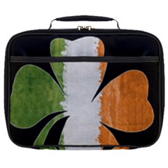 Irish Clover Full Print Lunch Bag by Valentinaart