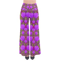 Roses Dancing On A Tulip Field Of Festive Colors Pants by pepitasart