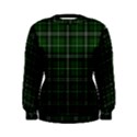 Green Plaid Pattern Women s Sweatshirt View1