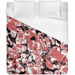 Textured Floral Collage Duvet Cover (California King Size)