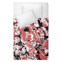 Textured Floral Collage Duvet Cover Double Side (single Size) by dflcprints