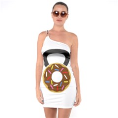 Kettlebelldonut One Soulder Bodycon Dress by amfit