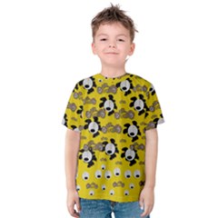 Bikers Out Singing In Spring Time Kids  Cotton Tee