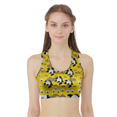 Bikers Out Singing In Spring Time Sports Bra with Border