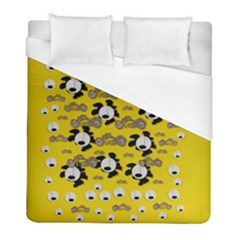 Bikers Out Singing In Spring Time Duvet Cover (full/ Double Size) by pepitasart