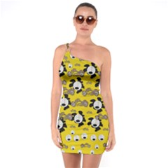 Bikers Out Singing In Spring Time One Soulder Bodycon Dress