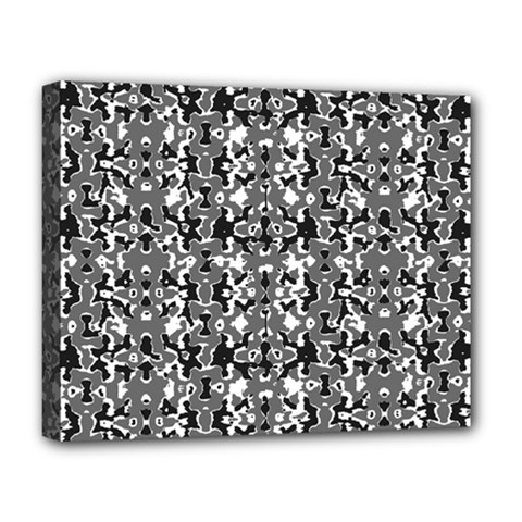 Dark Camo Style Design Deluxe Canvas 20  X 16   by dflcprints