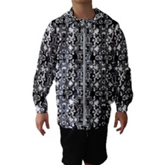 Dark Camo Style Design Hooded Wind Breaker (kids) by dflcprints