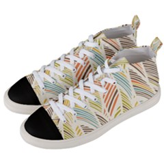 Decorative  Seamless Pattern Men s Mid-top Canvas Sneakers