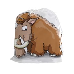 Mammoth Pre Historic Elephant  Drawstring Pouches (xxl) by ImagineWorld