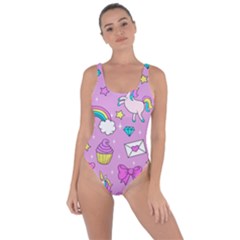 Cute Unicorn Pattern Bring Sexy Back Swimsuit by Valentinaart