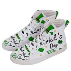 St Patricks Leprechaun Women s Hi-top Skate Sneakers by Valentinaart