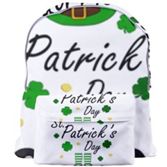St Patricks Leprechaun Giant Full Print Backpack by Valentinaart