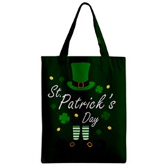St Patricks Leprechaun Zipper Classic Tote Bag by Valentinaart