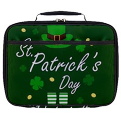 St Patricks Leprechaun Full Print Lunch Bag by Valentinaart