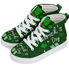 St Patricks Leprechaun Kid s Hi-top Skate Sneakers by Valentinaart