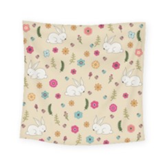 Easter Bunny  Square Tapestry (small) by Valentinaart