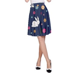 Easter Bunny  A-line Skirt by Valentinaart