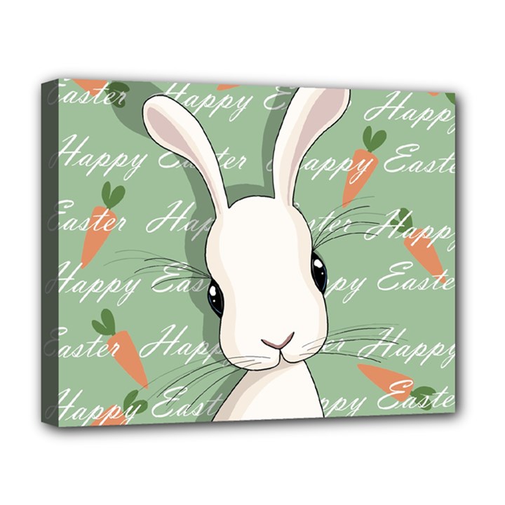 Easter bunny  Deluxe Canvas 20  x 16  