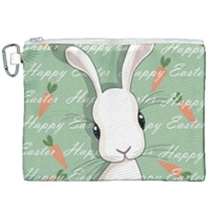 Easter Bunny  Canvas Cosmetic Bag (xxl) by Valentinaart