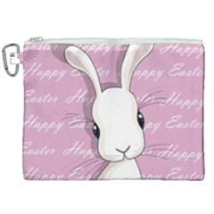 Easter Bunny  Canvas Cosmetic Bag (xxl) by Valentinaart