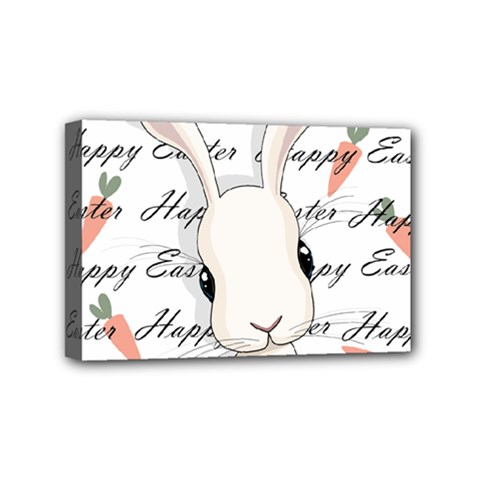 Easter Bunny  Mini Canvas 6  X 4  by Valentinaart