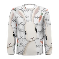 Easter Bunny  Men s Long Sleeve Tee by Valentinaart