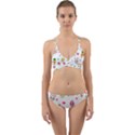 Easter Kawaii Pattern Wrap Around Bikini Set View1