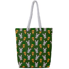 Easter Kawaii Pattern Full Print Rope Handle Tote (small) by Valentinaart