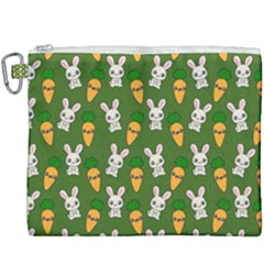 Easter Kawaii Pattern Canvas Cosmetic Bag (xxxl) by Valentinaart