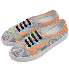 Fabric 3d Color Blocking Depth Women s Classic Low Top Sneakers by Nexatart