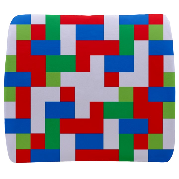 Geometric Maze Chaos Dynamic Back Support Cushion