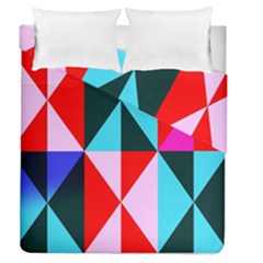 Geometric Pattern Design Angles Duvet Cover Double Side (queen Size)