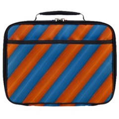 Diagonal Stripes Striped Lines Full Print Lunch Bag