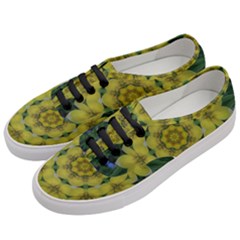 Fantasy Plumeria Decorative Real And Mandala Women s Classic Low Top Sneakers by pepitasart