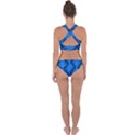 Abstract Waves Motion Psychedelic Cross Back Hipster Bikini Set View2