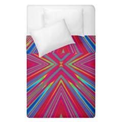 Burst Radiate Glow Vivid Colorful Duvet Cover Double Side (single Size) by Nexatart