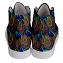 Peacock Feathers Bird Plumage Men s Hi-Top Skate Sneakers View4