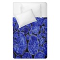 Neon Abstract Cobalt Blue Wood Duvet Cover Double Side (Single Size) View2