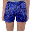 Neon Abstract Cobalt Blue Wood Sleepwear Shorts View2