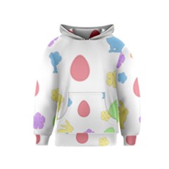 Easter Patches  Kids  Pullover Hoodie by Valentinaart