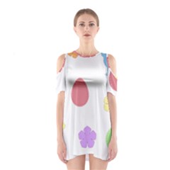 Easter Patches  Shoulder Cutout One Piece