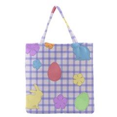 Easter Patches  Grocery Tote Bag by Valentinaart