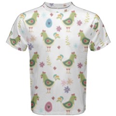 Easter Pattern Men s Cotton Tee by Valentinaart