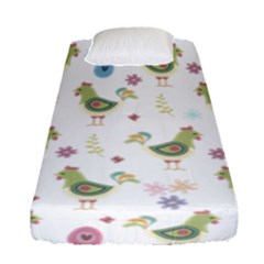 Easter Pattern Fitted Sheet (single Size) by Valentinaart