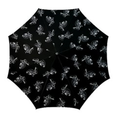 Rabbit Pattern Golf Umbrellas by Valentinaart