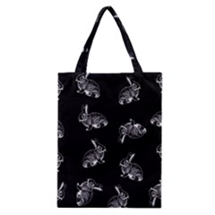 Rabbit Pattern Classic Tote Bag by Valentinaart